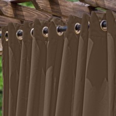Milk Chocolate Extra Wide Outdoor Curtain 84" Long   